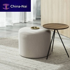 Contemporary pouf BONwoolpolyamideround