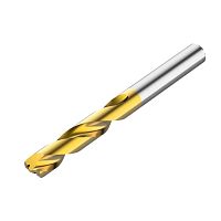 Solid drill bit Feedmax SD245A seriesmulti-purposecarbidewith TiN-coated bit