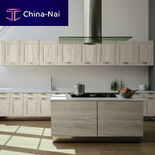 Contemporary kitchen CLSICAS woodenislandL-shaped