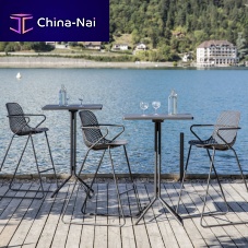 Contemporary high bar table RAMATUELLEsteelpainted steel baselacquered metal steel base