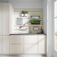 Contemporary kitchen NOVA K095melaminewhite