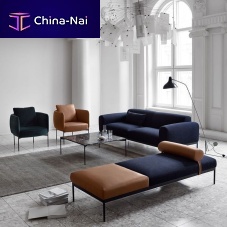 Contemporary daybed BONfabricleathermetal