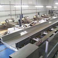 Vibrating conveyor horizontaltroughtransport