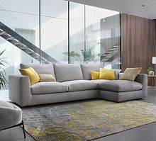 Corner sofa ALAMEDA9contemporaryfabricgray