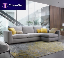 Corner sofa ALAMEDA9contemporaryfabricgray