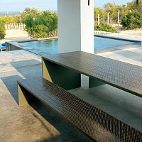 Contemporary garden bench BENCHstone