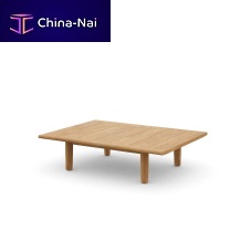 Contemporary coffee table TIBBO teakteak baserectangular