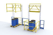 Security safety pivot gate Type C