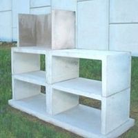 Charcoal barbecue commercialfree-standingconcrete