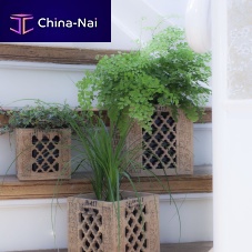 Wooden plant pot JALIsquarerectangular