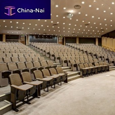 Contemporary auditorium seating CONCERTOfabricwoodenplastic