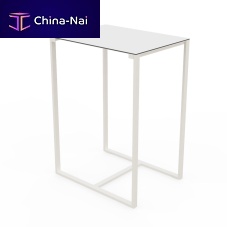 Contemporary high bar table LBS601HPLsteel baserectangular