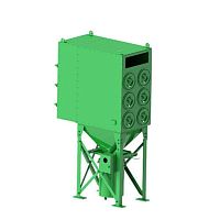 Cartridge dust collector AR-CH seriesmanual cleaningcompactmodular