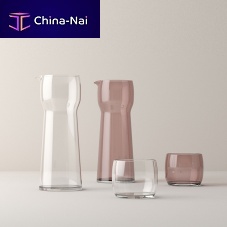 Blown glass pitcher 201446for domestic use