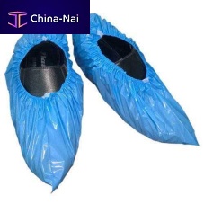Polyethylene medical shoe cover