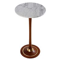 Contemporary high bar table DIREKsolid woodmarbleround