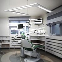 Pendant lighting 3LINE LEDceiling-mountedmedicallaboratory
