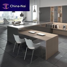 Contemporary kitchen LEVANTOwoodennatural stonequartzite