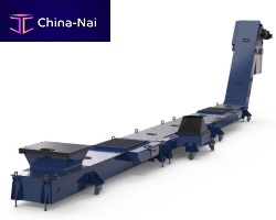 CNC machine tool conveyor system chip