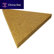 Hanging sound-absorbing panel TRIANGOLOwall-mountedfor ceilingTrevira CS®