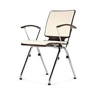 Contemporary chair CAMEOindoorfabricleather
