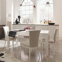 Traditional chair 1231 Lunaindoorleatherfabric