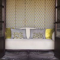 Upholstery fabric MOGAMBOgeometric patternplaincotton