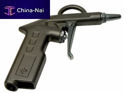 Aluminum air blow gun straight nozzleergonomic