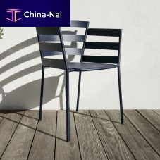 Contemporary chair RYTHMICoutdoorindoorsheet steel