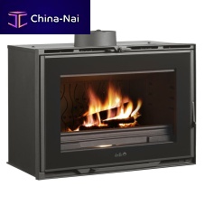 Wood-burning fireplace insert JOYAU 80 Vision � HPE Turbosteelcontemporary