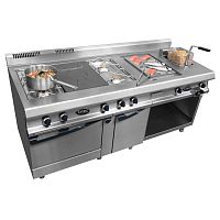 Free-standing kitchen unit CAPICHEFfront cooking