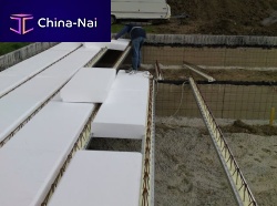 Structural floor with girder-slabs steelconcretepolystyrene interjoist