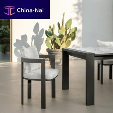 Contemporary chair ARGO gardenindoorfabric