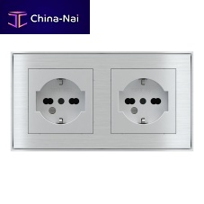 Power socket EK-PWS-ITdoublewall-mountedmetal