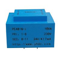 Isolation transformer PE4816-Iencapsulatedsingle-phasethrough-hole