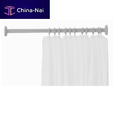 Aluminum shower curtain bar G01JRS01straight