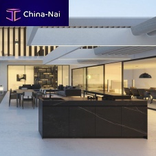 Outdoor kitchen N2 DEKTON KELYAcontemporaryengineered stonestainless steel