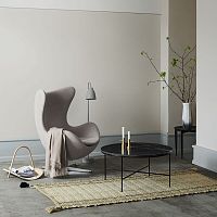 Contemporary coffee table PLANNERmarblepowder-coated steel baserectangular