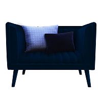 Contemporary armchair Azuritevelvetcottoncustom