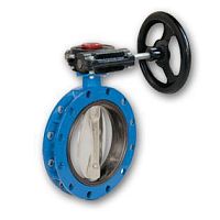 Butterfly valve 2314with handwheelfor gasdouble-flange