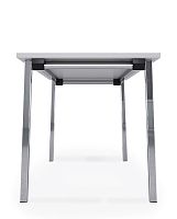 Contemporary table PLIANAwoodenaluminum baserectangular