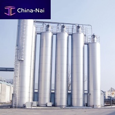 Stainless steel silo Globosiloweldedwith extractorwith mixer