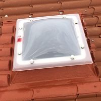 Smoke control skylight CLARABOYA-TASfor ventilationelectricwith remote control