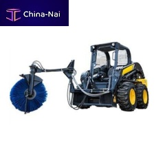 Ride-on sweeper DX-BN-HY-8x10x36-SS-USSfor skid steer loadershydraulic motorroad-rail