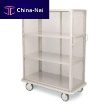 Linen trolley 1228-MEB/ 1228 MEBD/ 2409for hotelcommercialbrushed stainless steel