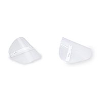 Reusable face-shield transparent