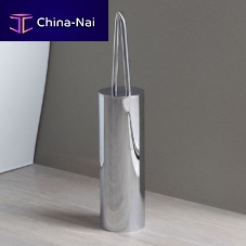 Brass toilet brush FOLD chromefloorpolished