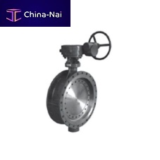 Butterfly valve with handwheelfor controlfor oil