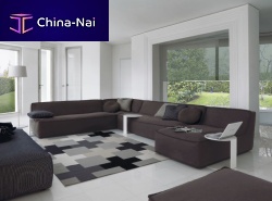 Corner sofa NOE contemporaryfabricbrown