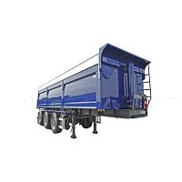 Dump trailer Trailer Tippers3-axletowedfor industrial materials
